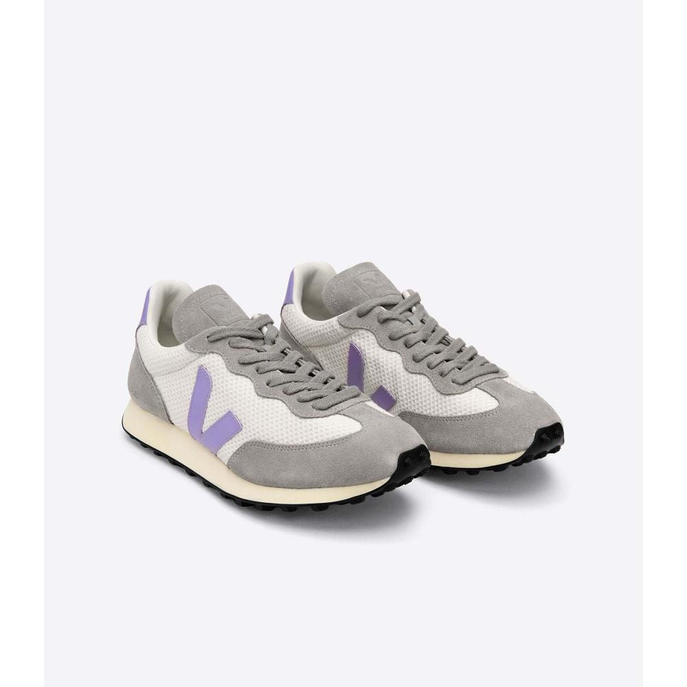 Women's Veja RIO BRANCO HEXAMESH Running Shoes Grey/Purple | SG 425RVD